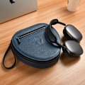 Miniatyrbillede 5 af 5: Airpods Max Opbevaringsetui, PU Læder Etui Kompatibelt med Airpods Max Trådløse Hovedtelefoner Blue