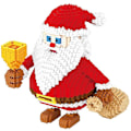 Miniatyrbillede 1 af 5: Snemand blok diamant byggeklodser 1910 stk. julemand actionfigurer byggeklodser gør-det-selv samling julegave legetøj til børn 7026 no box