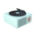 Pikkukuva 1 / 5: Bluetooth-langaton kaiutin, retro vinyylilevy CD-tyylinen soitin. Blue