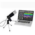 Miniatyrbild 3 av 5: Professionell Kondensator USB Mikrofon Studio Ljudinspelning Mikrofon M/stativ Tripod