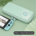 Miniatyrbillede 1 af 4: Sød kattepote opbevaringstaske til Nintendo Switch taske bærbar opbevaringsetui hårdt etui til Nintend Switch Lite taske konsolcover Green 1 for switch