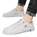 Miniatyrbillede 1 af 2: Herresko Åndbare Sneakers Allround Casual Sko Off-white 40