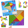 Miniatyrbild 1 av 4: Push Pop It Fidget Silikon [Tangram] Flerfärgad Anti Str