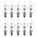 Dimbar Varmvit 2700K E14 C35 Halogen Ljuslampor, AC 220-240V, 42W (10-pack)