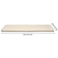 Miniatyrbillede 1 af 5: Bænkgyngehynde med fastgørelsessnor Rektangulær Vandtæt Tyk Skridsikker Havemøbel Beige 120*42CM