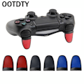 Miniatyrbillede 2 af 5: 1 par nye skridsikre l2 r2 trigger forlænger knapper kit til ps4 controller analoge forlængere thumbstick Blue