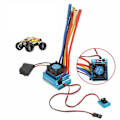Pikkukuva 4 / 5: Harjaton ESC Sähköinen Nopeudensäädin RC Lisävaruste 1/10 1/8 RC Autoon