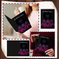 Miniatyrbillede 5 af 5: 5 stk. Kreativ Squid Game Fødselsdagskort Squid Game Kort Invitation Style D