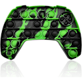Miniatyrbillede 1 af 5: Push pop fidget spilcontroller fidget legetøj til stresslindring gave til drenge og piger Green black