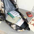 Miniatyrbild 3 av 3: Tillbaka Till Skolan Ryggsäck Herr Coola Skolväskor För Tonårspojkar Kamouflage Text Student Bokväska Style C