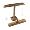Pikkukuva 2 / 3: Ring Swing -juomapeli, renkaanheittopeli, irrotettava pöytämallinen koukku- ja rengaspeli kotiin Square B