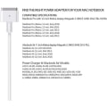 Miniatyrbilde 3 av 4: NY POW Macbook Lader 60 Watt T Type Ladekabel Macbook