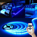 Miniatyrbillede 1 af 5: Blå LED Strip Lys