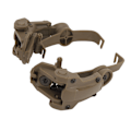 Miniatyrbild 6 av 6: ARC Rail Adapter Tillbehör Multi Vinkel Rotation Hjälm Rail Adapter Hörlursfäste Tan