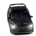 Pikkukuva 3 / 4: EVO IX 9 poliisimallin leluauto simulaatioäänellä ja -valolla EVO X 10 painevalettu leluautomalli (musta)