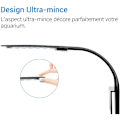 Miniatyrbillede 3 af 3: Ultra-slank LED-lampe til små akvarier, Mini akvarieklemmelampe, 10w (sort)