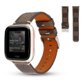 Pikkukuva 2 / 5: Nahkainen ranneke Fitbit Versa -kelloon, kellon ranneke Fitbit Versa/Lite -älykelloon Brown
