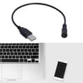 Miniatyrbillede 2 af 5: USB til DC-strømkabel, DC5.5x2.1mm hun USB han DC5V strømforsyning opladningsadapterkabel til USB-blæser/højttaler Multicolor