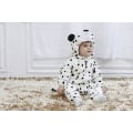 Miniatyrbild 2 av 4: Reedca Toddler Dinosaur Kostym Barn Söt Huvad Onesie Djurkostym Halloween Snow leopard 6-12 Months
