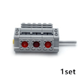 Miniatyrbillede 1 af 5: Tekniske Dele Motor Multi Power Funktioner 8293 8883 Værktøj Servo Tog Model Sæt Byggeklodser Kompatible Alle Mærker V6