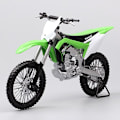 Pikkukuva 2 / 5: 1:10 mittakaavan suuri Kawasaki KX 250F Motocross
