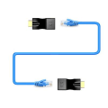 Miniatyrbillede 2 af 3: HDMI-forlænger, HDMI til rj45 signalforstærker transmitter, 30 meters transmissionsafstand