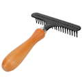 Miniatyrbilde 2 av 5: Håndholdt teppekam i rustfritt stål for rengjøring og styling - Teppehårfjerner - Perfekt for salonger