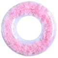 Badring uppblåst läckagesäker PVC-vatten för män stranddag 80cm 1-pack Pink 80CM