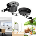Miniatyrbild 3 av 5: 9 st/set Utomhus Camping Köksredskap Mess Kit Utrustning Vandring Bug Out Bag Matlagningsutrustning