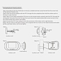 Miniatyrbild 5 av 5: 2,8 tums LCD-färgskärm Digital Dörrklocka 90 Graders Dörröga Dörrklocka Elektronisk Titthål Dörrkamera Betraktare Utomhus Dörrklocka Sliver Set
