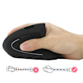Miniatyrbillede 3 af 5: Trådløs Ergonomisk Mus Optisk Vertikal Mus