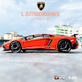 Pikkukuva 2 / 5: 1:24 Lamborghini LP750 4 SV painevalettu metallinen lasten lelu poikaystävälle lahjaksi simulaatio seosauto (Punainen)