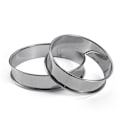 Miniatyrbillede 2 af 5: stk. Engelske Muffin Ringe Crumpet Ringe Rustfrit Stål Dobbeltvalsede Kageforme Muffins Kageforme Non-stick Metal Runde Ringforme til