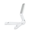 Miniatyrbillede 1 af 5: Foldbar Justerbar Skrivebordsholder Mount Stand Kompatibel med Galaxy Tablet Ipad Air 2 360 Graders Roterende White