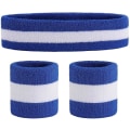 Pikkukuva 1 / 3: Urheilullinen puuvillainen hikinauha rannekkeella Red white blue