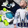 Miniatyrbild 4 av 5: Rymdleksaker för barn 3 4 5 6 7 8 år gamla pojkar Rymdfärje Äventyr Astronaut Leksaker Rymdskepp Raket Rover STEM Leksak med