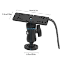 Miniatyrbillede 5 af 5: Universal Kajakholder Fish Finder Beslag Båd Roterende Bracket K
