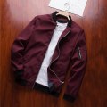 Miniatyrbillede 4 af 4: Flight Bomber Jakke Mode Afslappet Lynlåslukning Trendy Jakker Frakke Mænd Khaki 4XL
