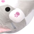 Miniatyrbild 3 av 3: Plush Lång Bomulls-Söt Kattdocka Mjuk Bomullsfylld Sov Kudde Leksak gray 90cm