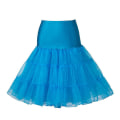 Miniatyrbilde 5 av 5: 26-tommers Retro Underskjørt/50-talls Swing Retro Underskjørt/Rock Kort Skjørt/Fint Nettskjørt Light Blue L-XXL 16-22
