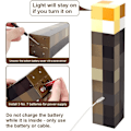 Miniatyrbilde 2 av 8: Minecraft diamant mineral lampe Single color torch