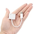 Miniatyrbild 2 av 4: 2-i-1 Ljudsplitter Adapter Laddare 3.5mm Hörlurar För Iphone 7 8 X Plus Xr Max