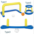 Miniatyrbillede 1 af 2: Strandlegetøj Swimmingpool Oppustelig Volleyball Basketball Net Legetøjssæt type2