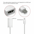 Miniatyrbillede 3 af 5: For Macbook Pro Air Mac Mini Display Port Dp Thunderbolt til HDMI Adapter Kabel