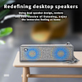 Pikkukuva 4 / 5: Kannettavat Bluetooth-kaiuttimet Tehokas Soundbar HiFi Subwoofer-järjestelmä|Kannettavat kaiuttimet (sininen)