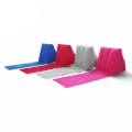 Miniatyrbild 3 av 4: Uppblåsbar Strandmadrass Loungestol Kudde PVC Mjuk Fritidsstol Säte För Camping Utomhus Blue