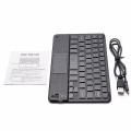 Miniatyrbillede 3 af 5: 81 Tasters Bluetooth Tastatur Med Touchpad Til Smartphone/Tablet/Android 3.0/Windows XP/7/8