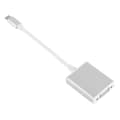USB 3.1 Typ C till VGA Videoadapter Omvandlare Kabelkontakt Silver