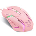 Miniatyrbillede 1 af 5: Pink Gaming Mus. USB Optisk Kablet Mus.