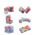 Miniatyrbilde 3 av 4: Angst Stress Relief Infinity Cube Blocks Leke Black